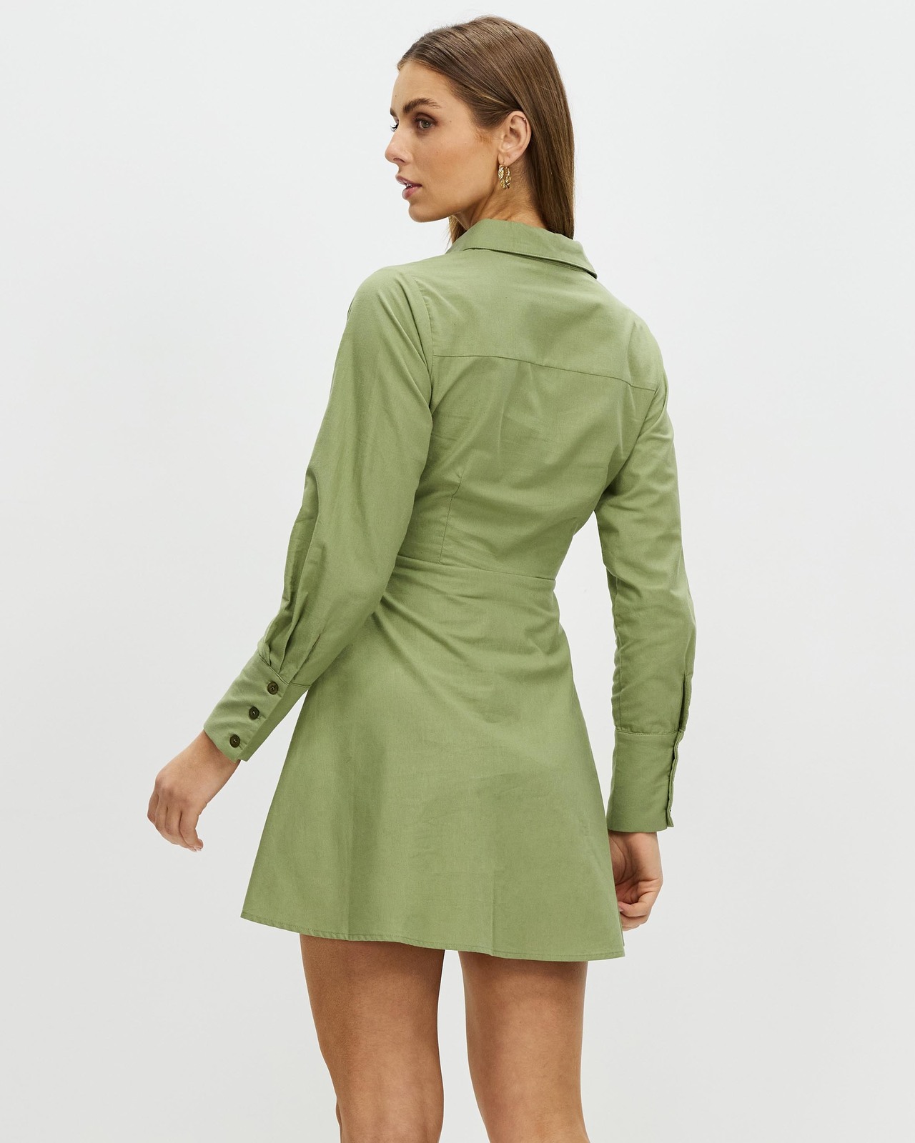 Brennan Belted Long Sleeve Mini Dress