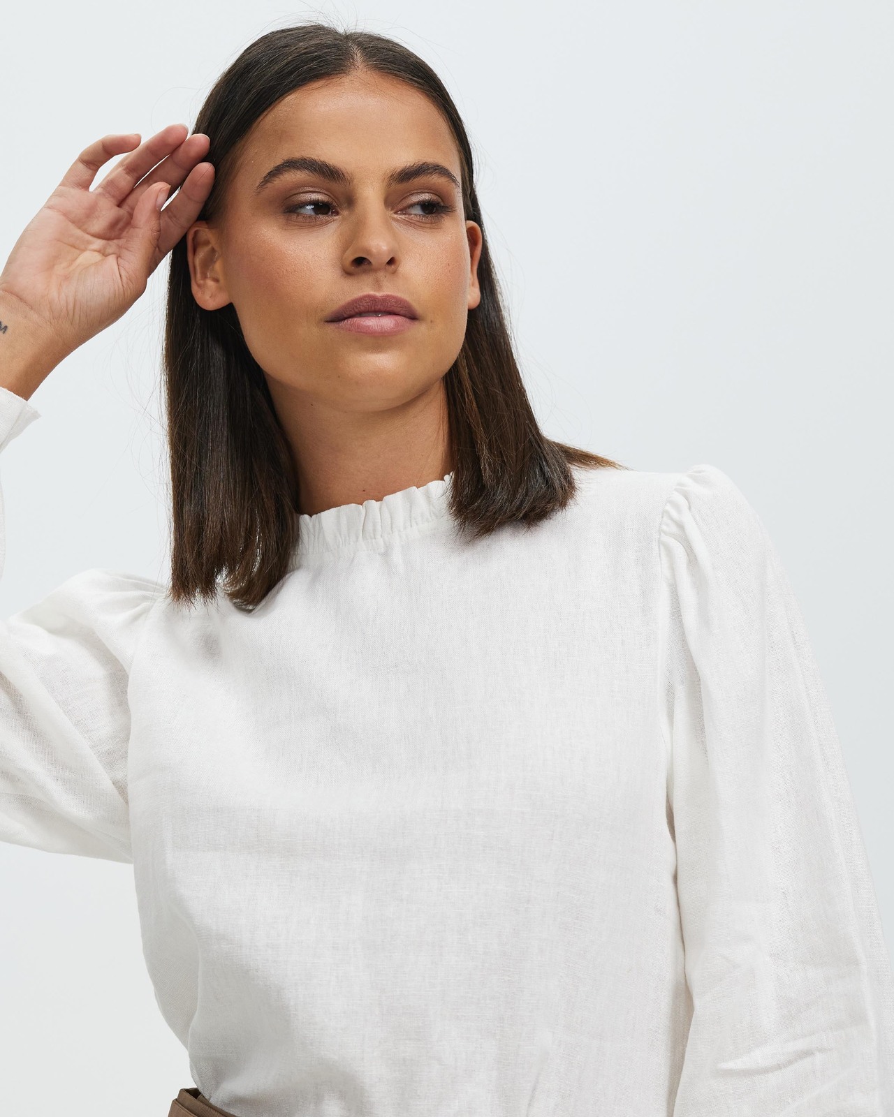 Nevi Linen Blend Blouse