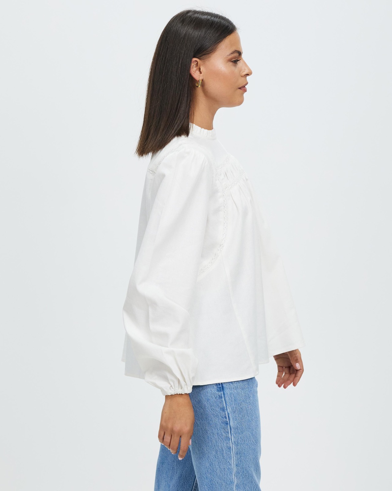 Acadia Linen Blend Blouse