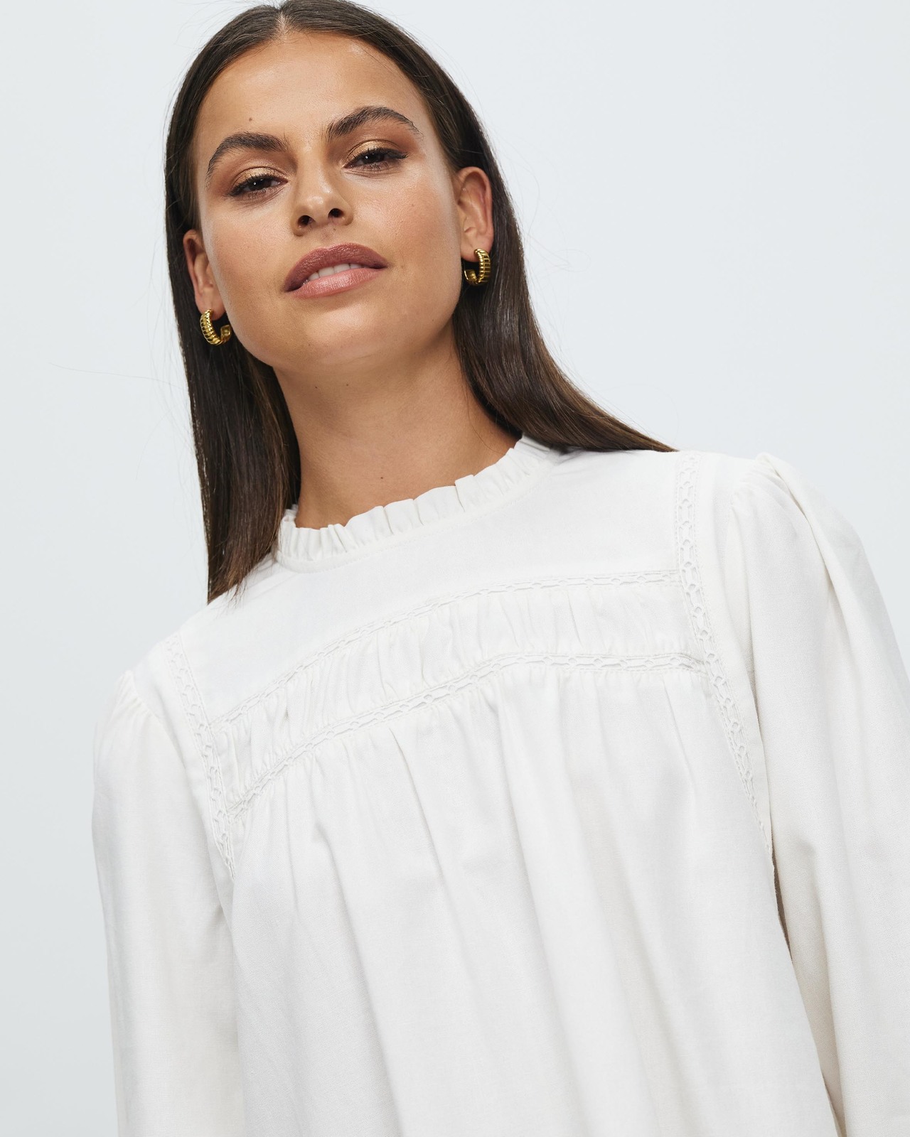 Acadia Linen Blend Blouse