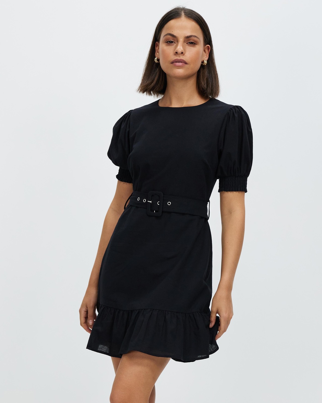 Avery Belted Mini Dress