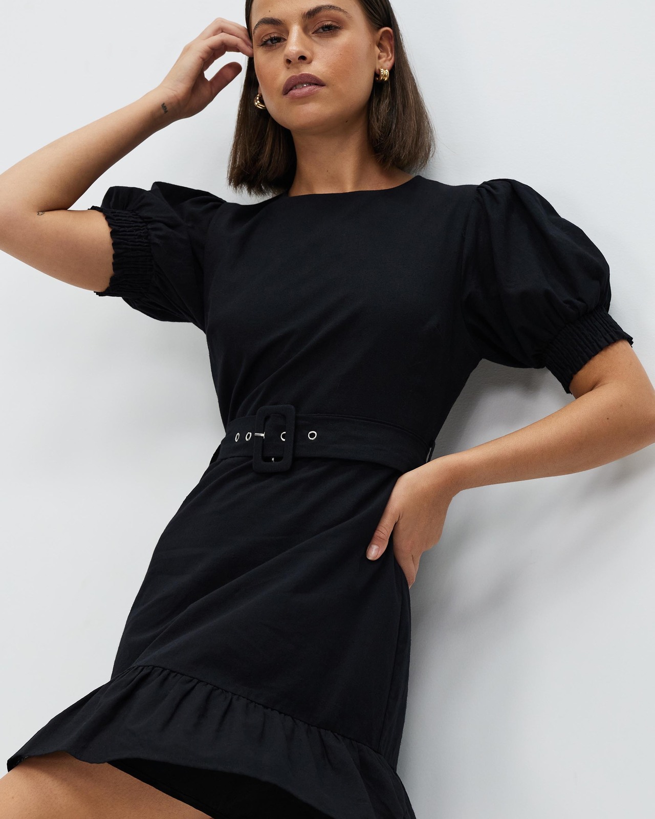 Avery Belted Mini Dress