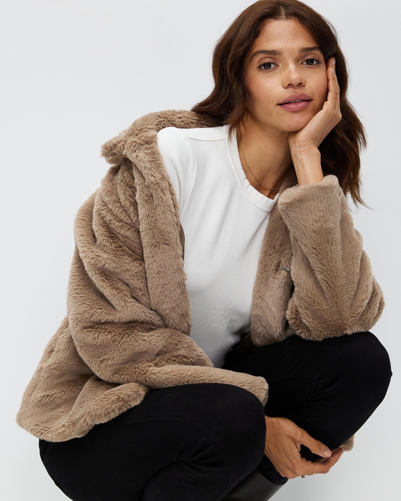 Shae Faux Fur Jacket