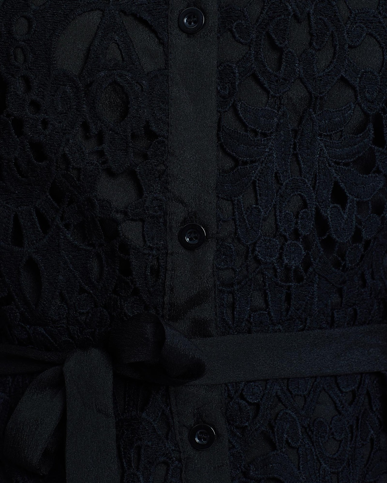 Bella Button Front Lace Dress