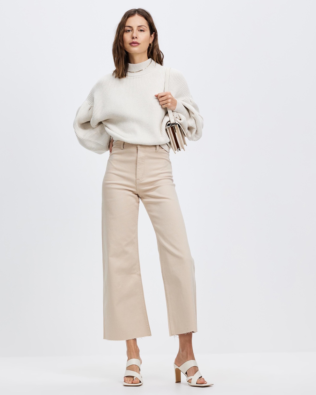 Organic Cotton Wide Leg Pants