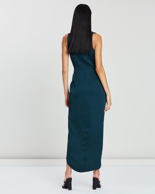 Shona Joy Plunge Frill Dress - AirRobe