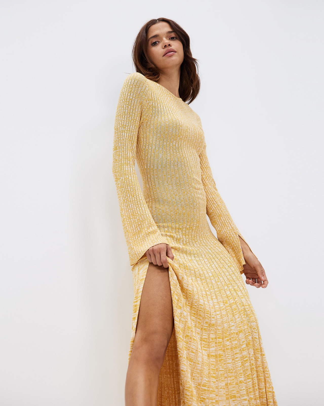 aere knit dress Tova Organic Cotton Knit Dress by AERE Online | THE ICONIC