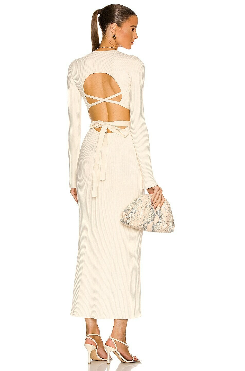sir open back dress SIR, Ruby open-back semi-sheer cocktail dress, Women, Blue, XS, Dresses, Materialmix