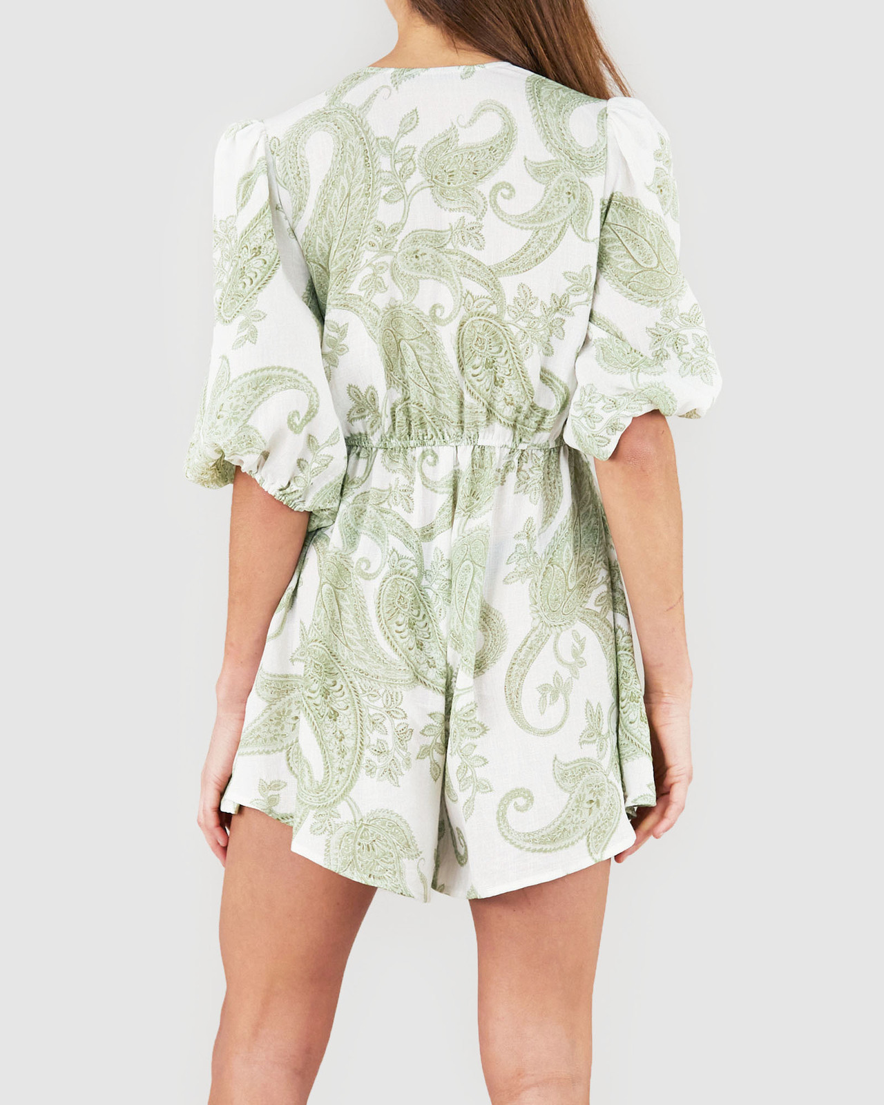 Clarette Paisley Playsuit