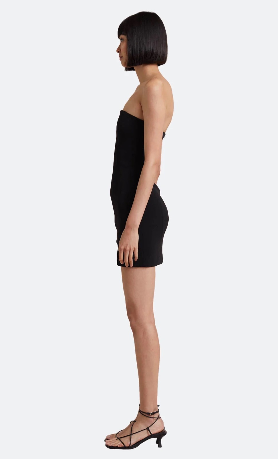 Karina Strapless Split Mini