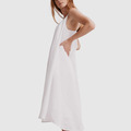 Country Road Organically Grown French Linen Midi Dress - AirRobe