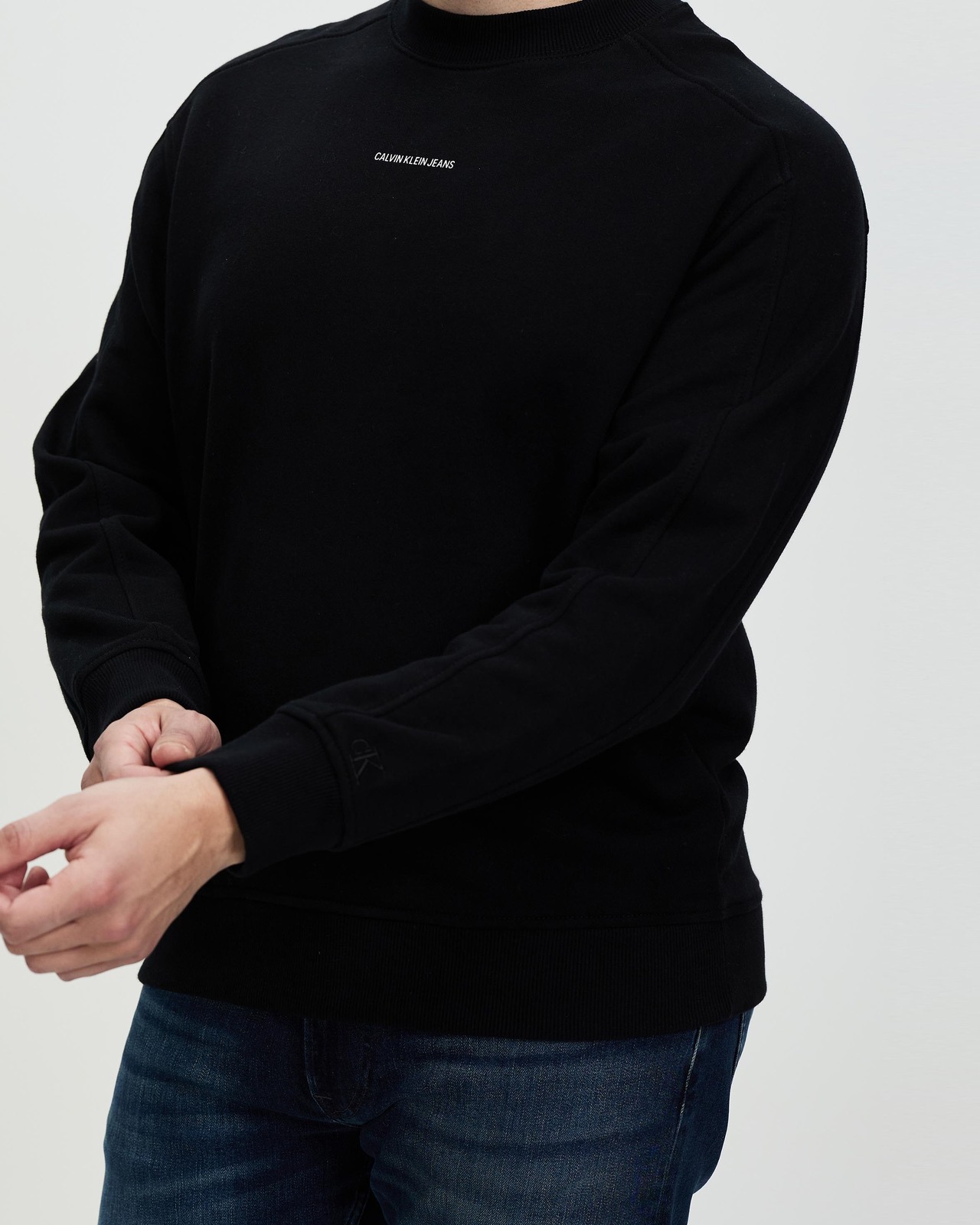 Micro Branding Crew Neck