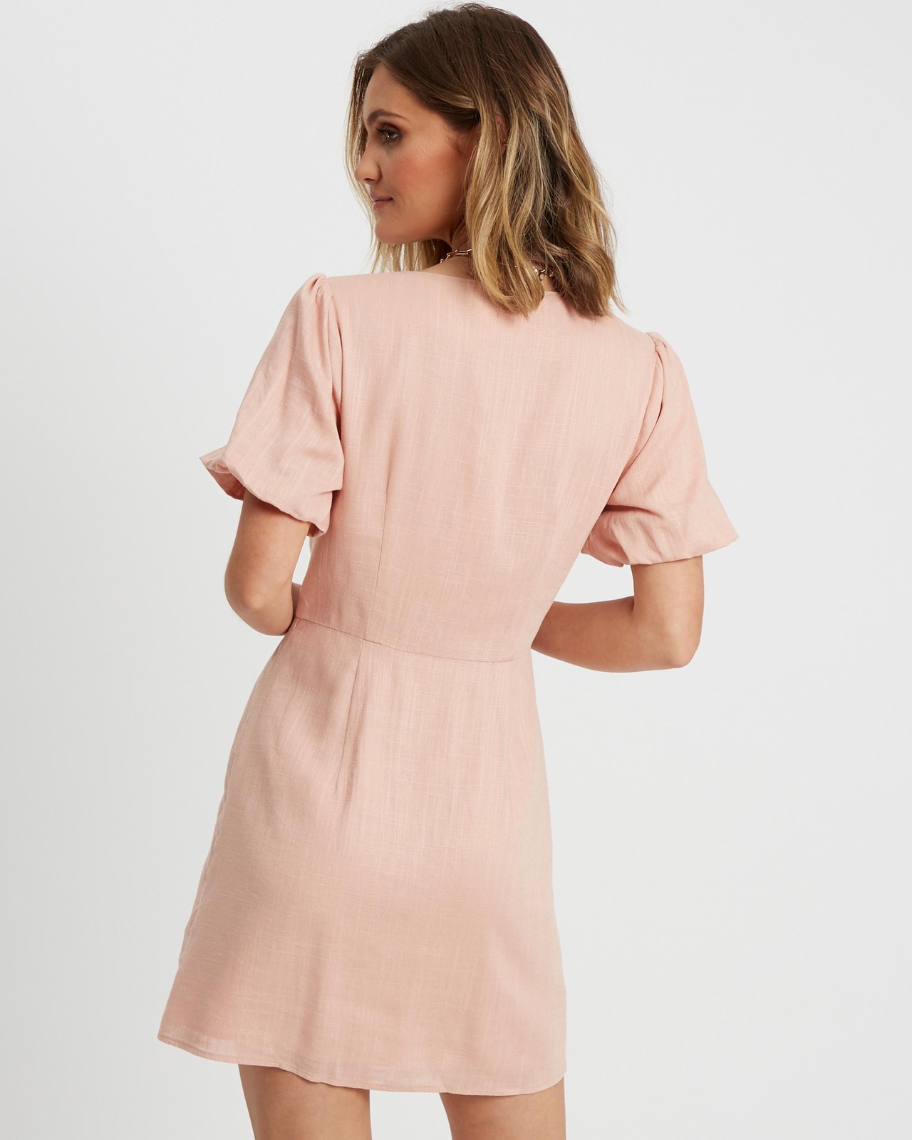 chinese dress ladies Andie Dress in Champagne – Ivy City Co main image 1