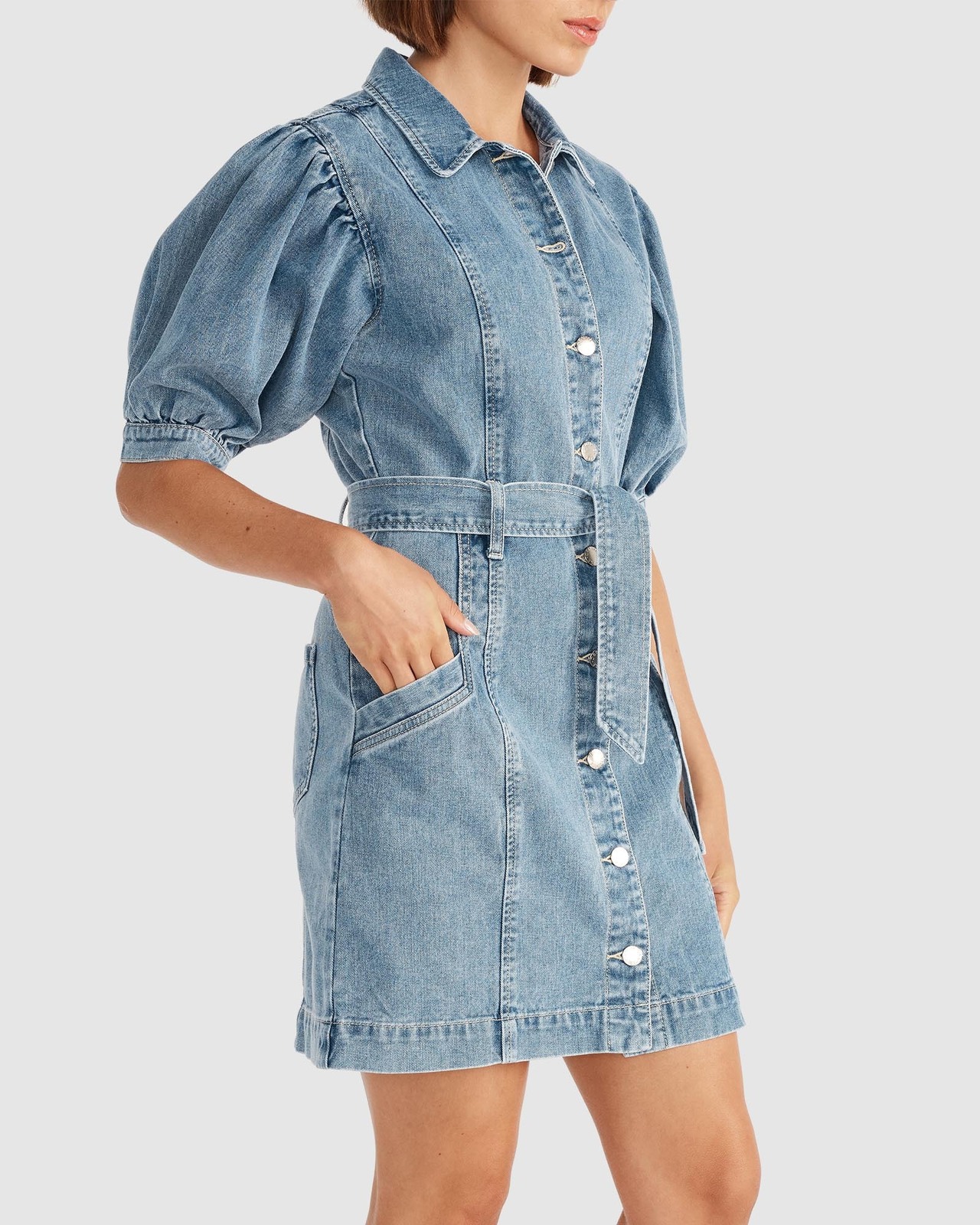 Echo Denim Mini Dress