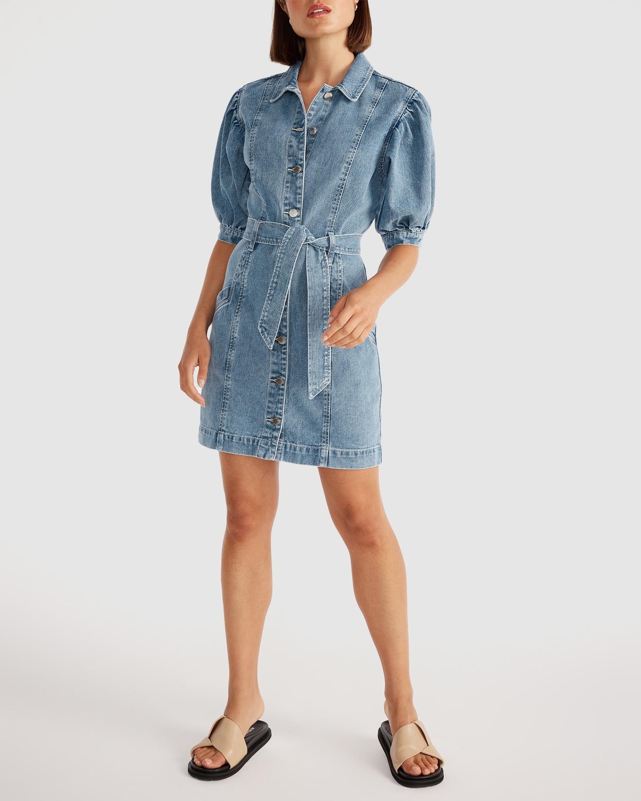 Echo Denim Mini Dress