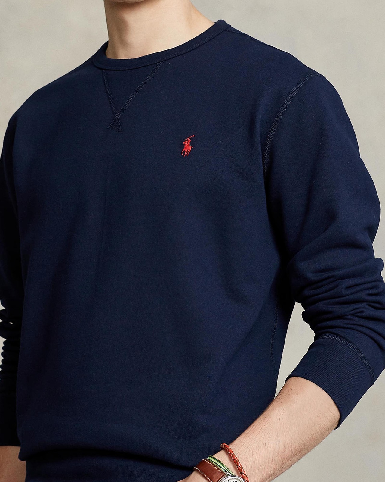 Embroidered Logo Sweater
