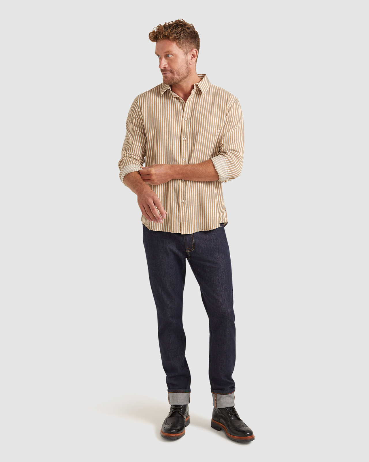 Tucker Linen Cotton Stripe Shirt