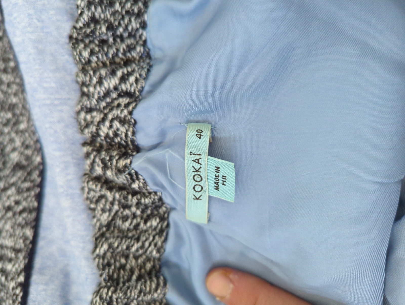 Blue Stripe off Shoulder Dress 