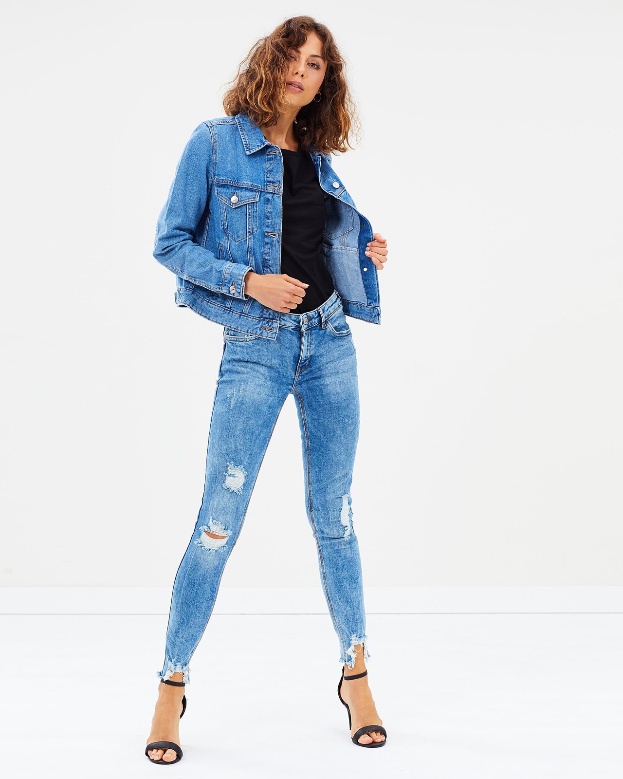 Kim Skinny Push-Up Jeans
