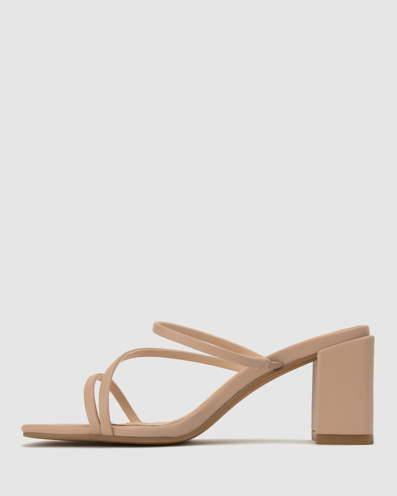 Wide Fit Lilly Square Toe Mules