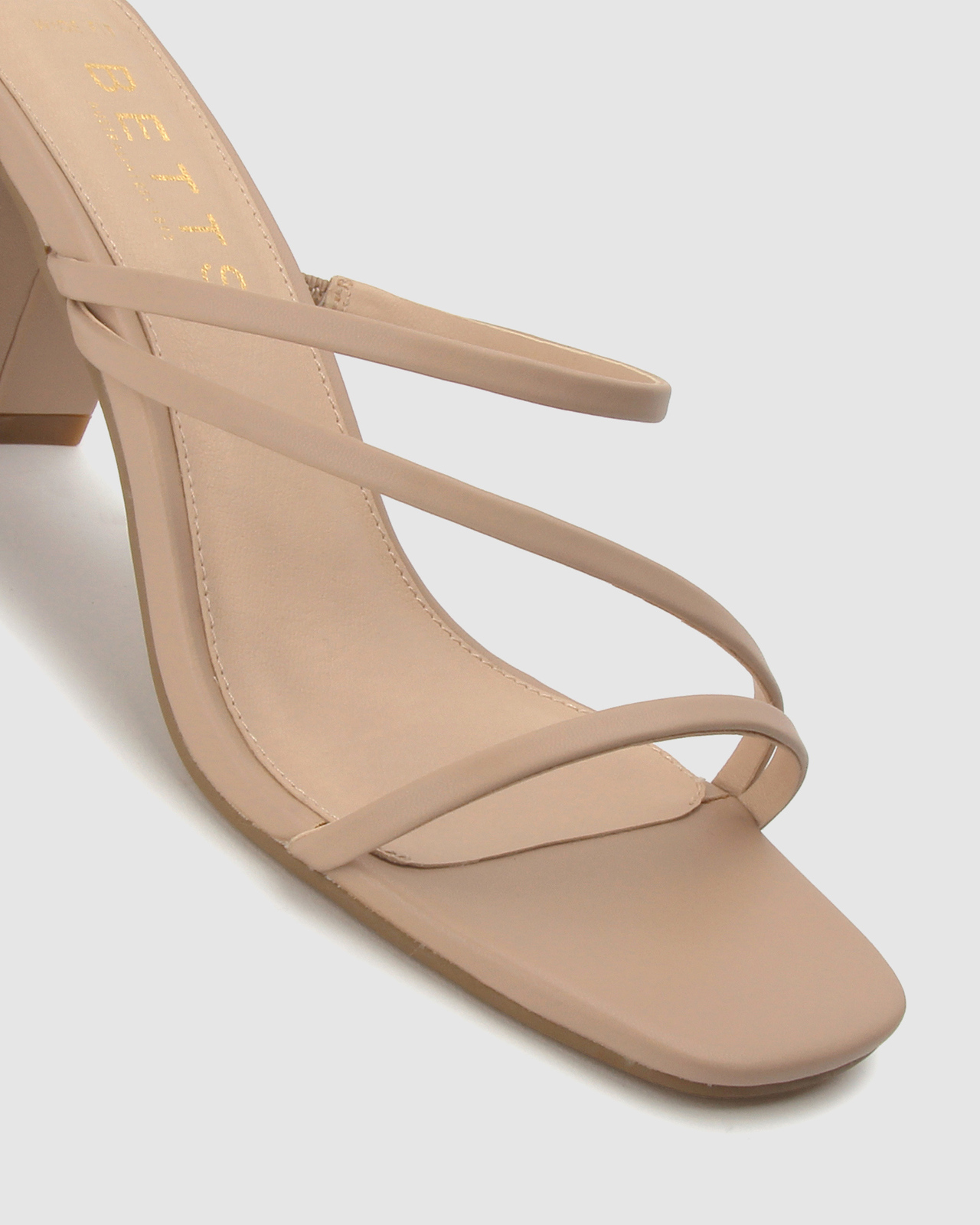 Wide Fit Lilly Square Toe Mules