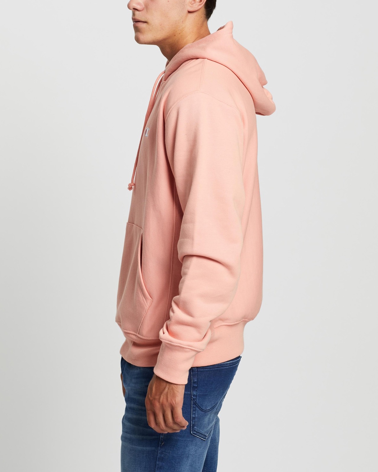 Champion Hooded Champion Sweater Light Pink Jeans Champion Reverse