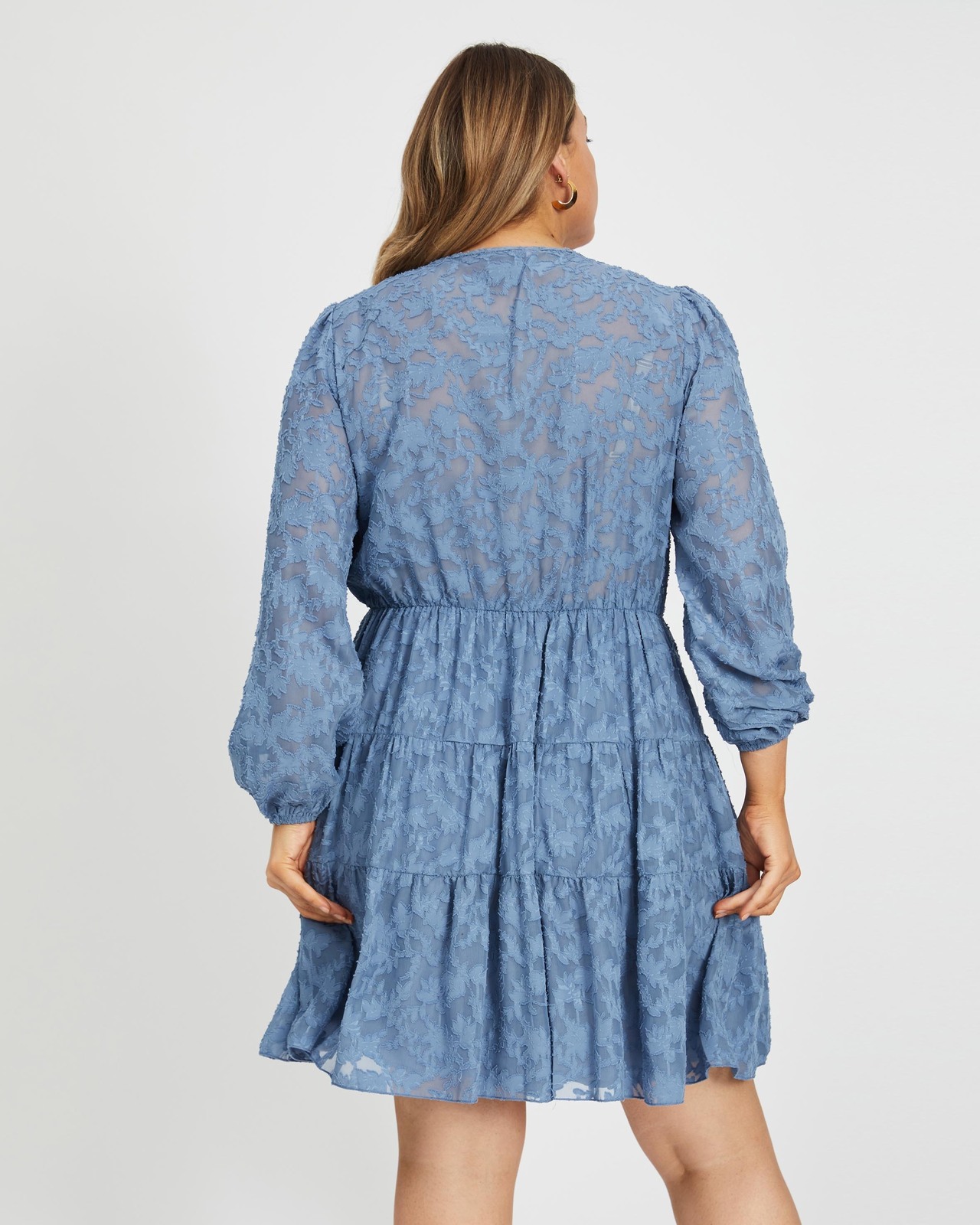 Emmie Long Sleeve Ruffle Mini Dress Size 20 BNWT