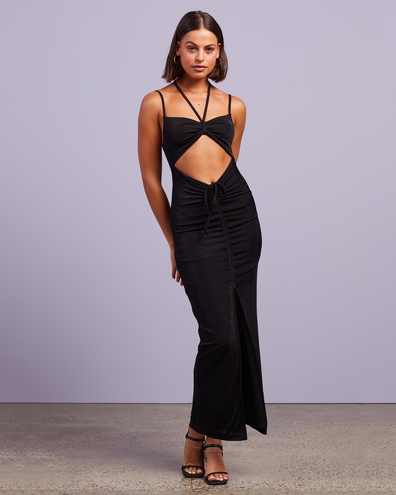 The Revival Gathered Midi Dress
