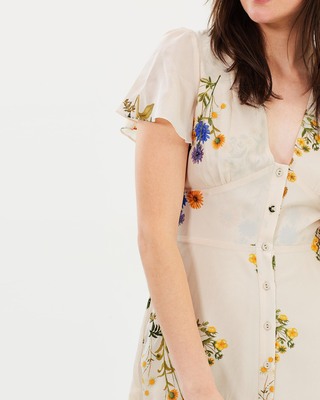 knee length dresses for ladies Dixie Flower Mini Dress main image 0