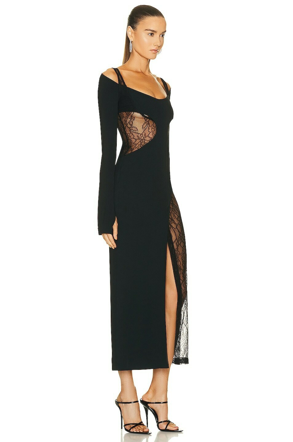 Dion Lee Dion Lee Composite Interlock Dress in Black - AirRobe