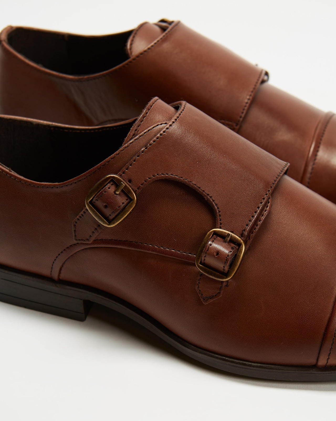 Leather Monk Shoes