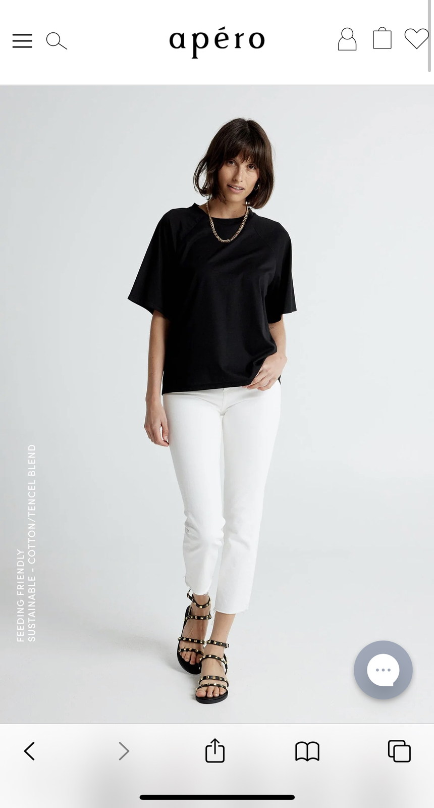 Mere Oversized Tee - Black