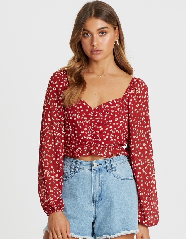 Olivia Frill Top