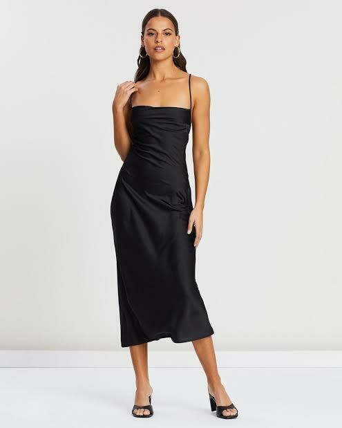 Nights In Paris Silky Slip Dress