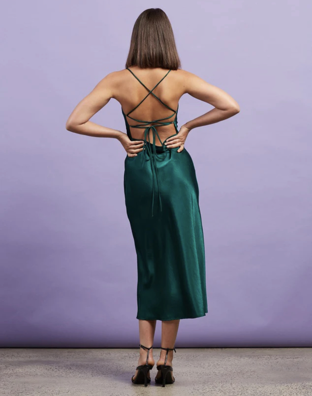 Nights In Paris Silky Slip Dress