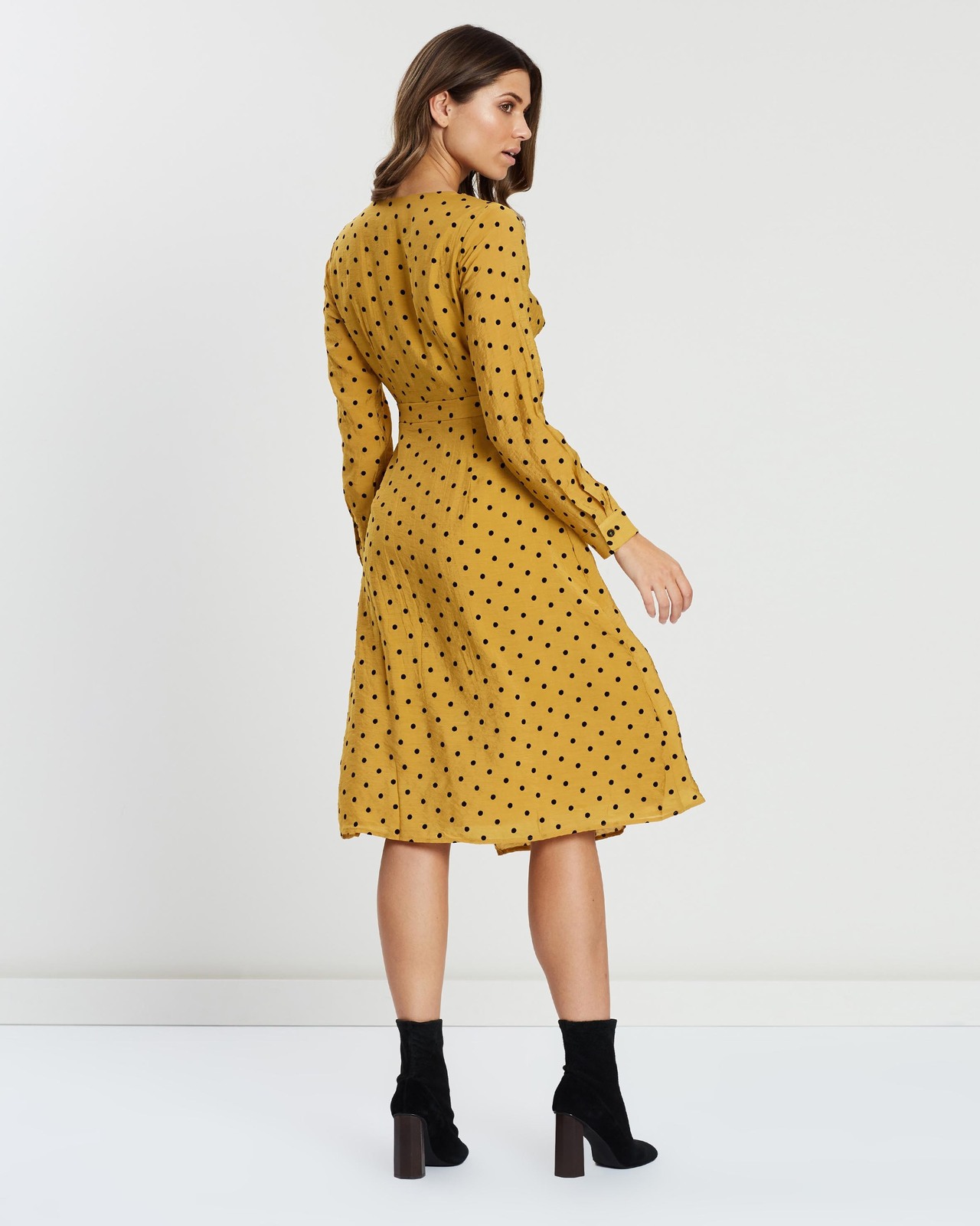 Iris Midi Wrap Dress