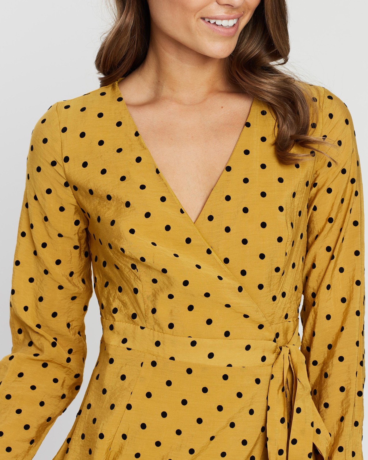 Iris Midi Wrap Dress