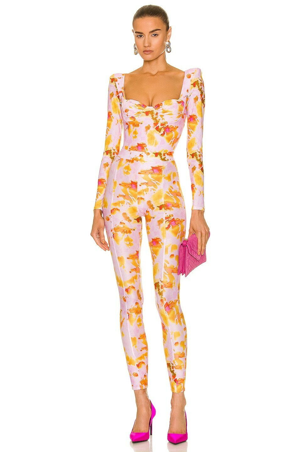 【Alex Perry】 Leighton high-riseレギンス Alex Perry Alex Perry Leighton Legging in Tie Dye Print