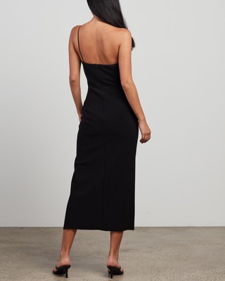 Bec + Bridge Fleur Asymmetric Midi Dress