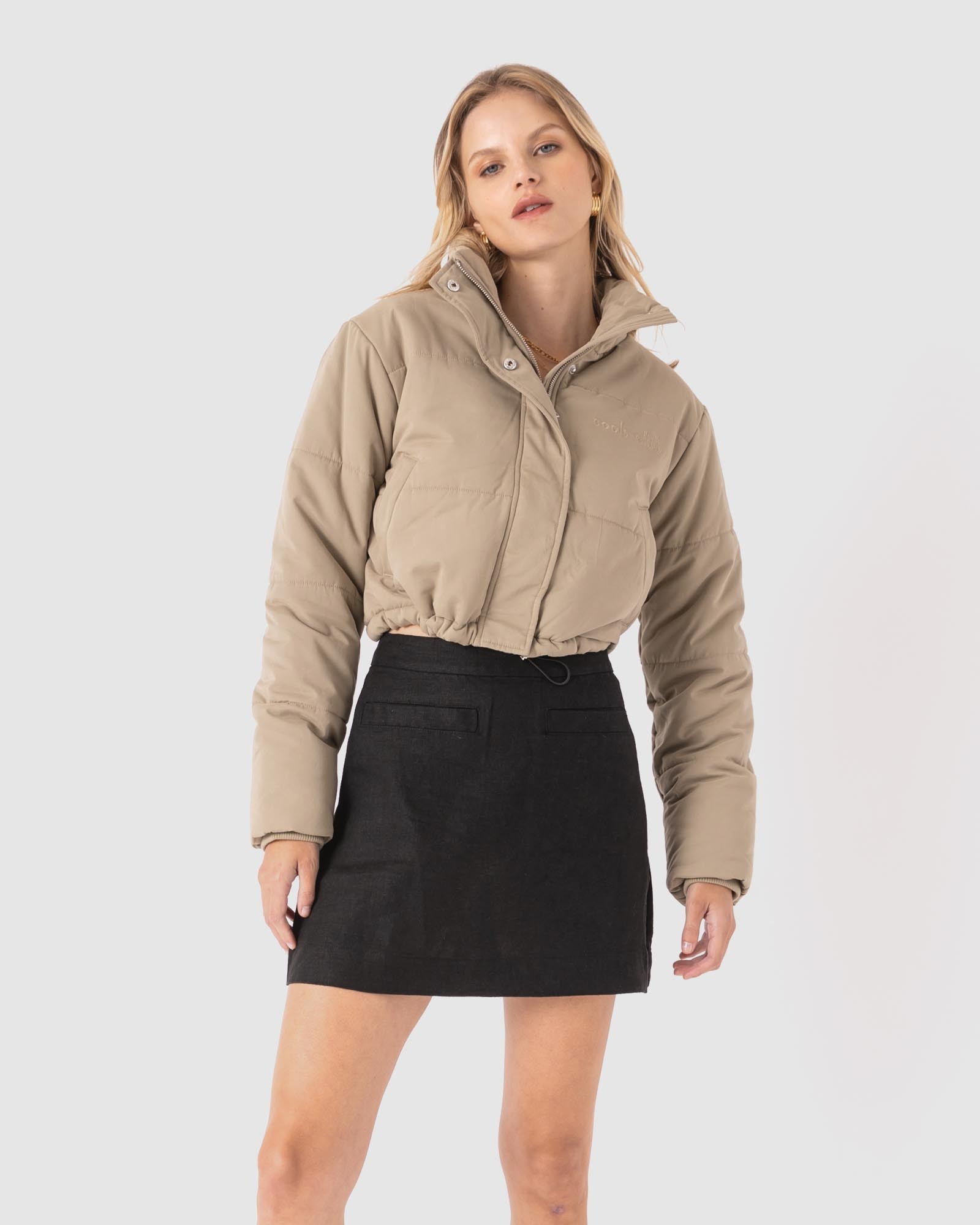 sportswear air crop padded jacket