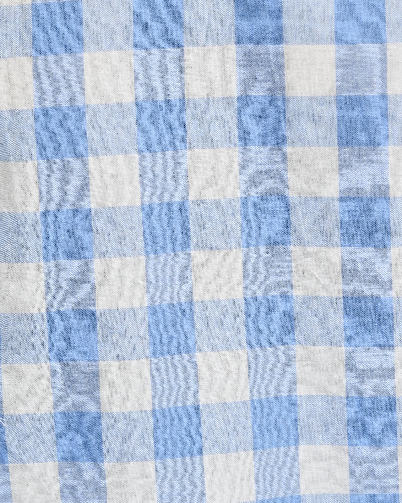 Elsa Gingham Cotton Tie Back Top