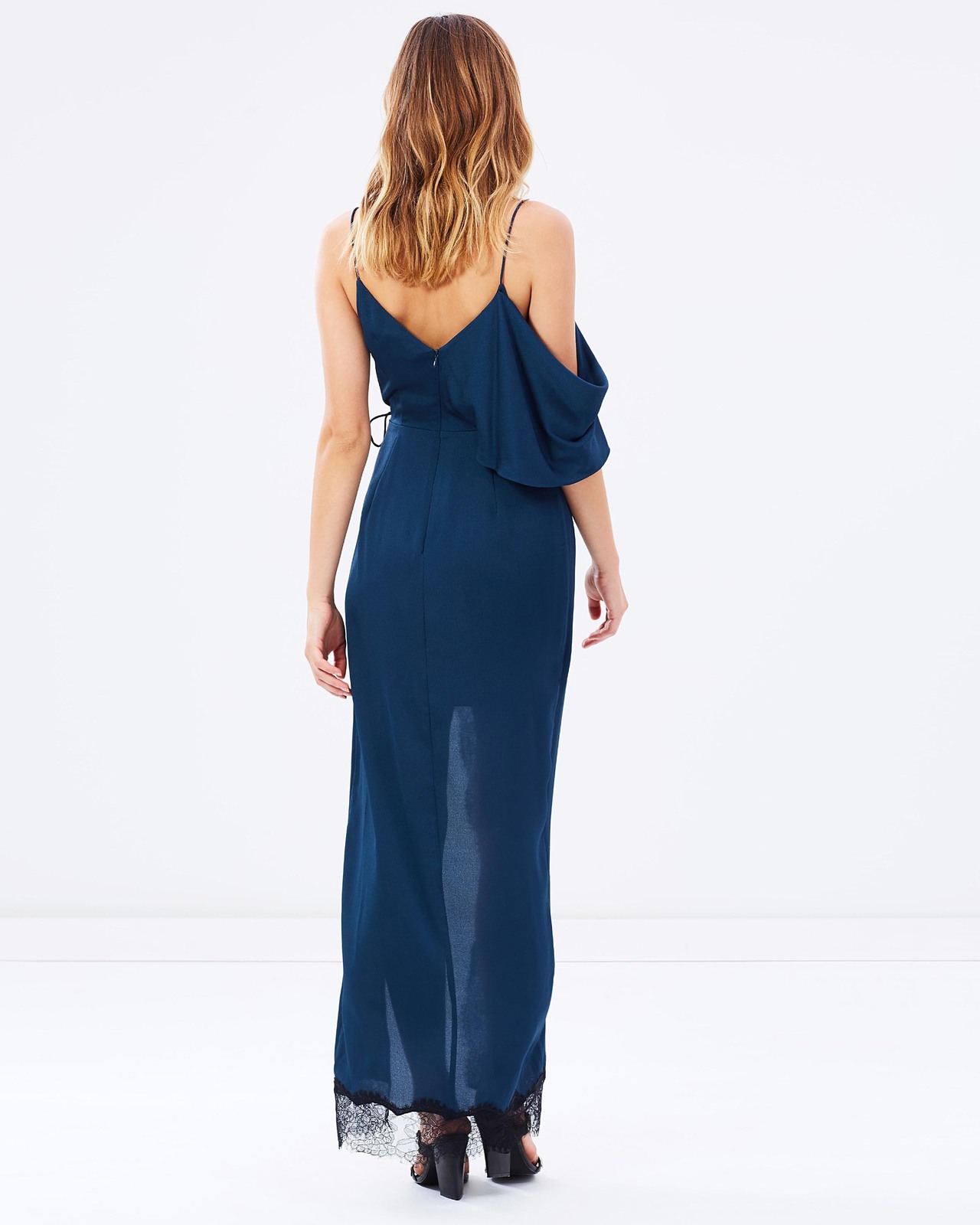 keepsake blue lace dress Keepsake Run the World - Navy Blue Dress - Lace Dress - Long Sleeve Dress -  $179.00
