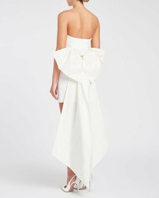 【Rebecca Vallance】ダフネ ミニドレス バックリボン Daphne Mini Ivory – Rebecca Vallance