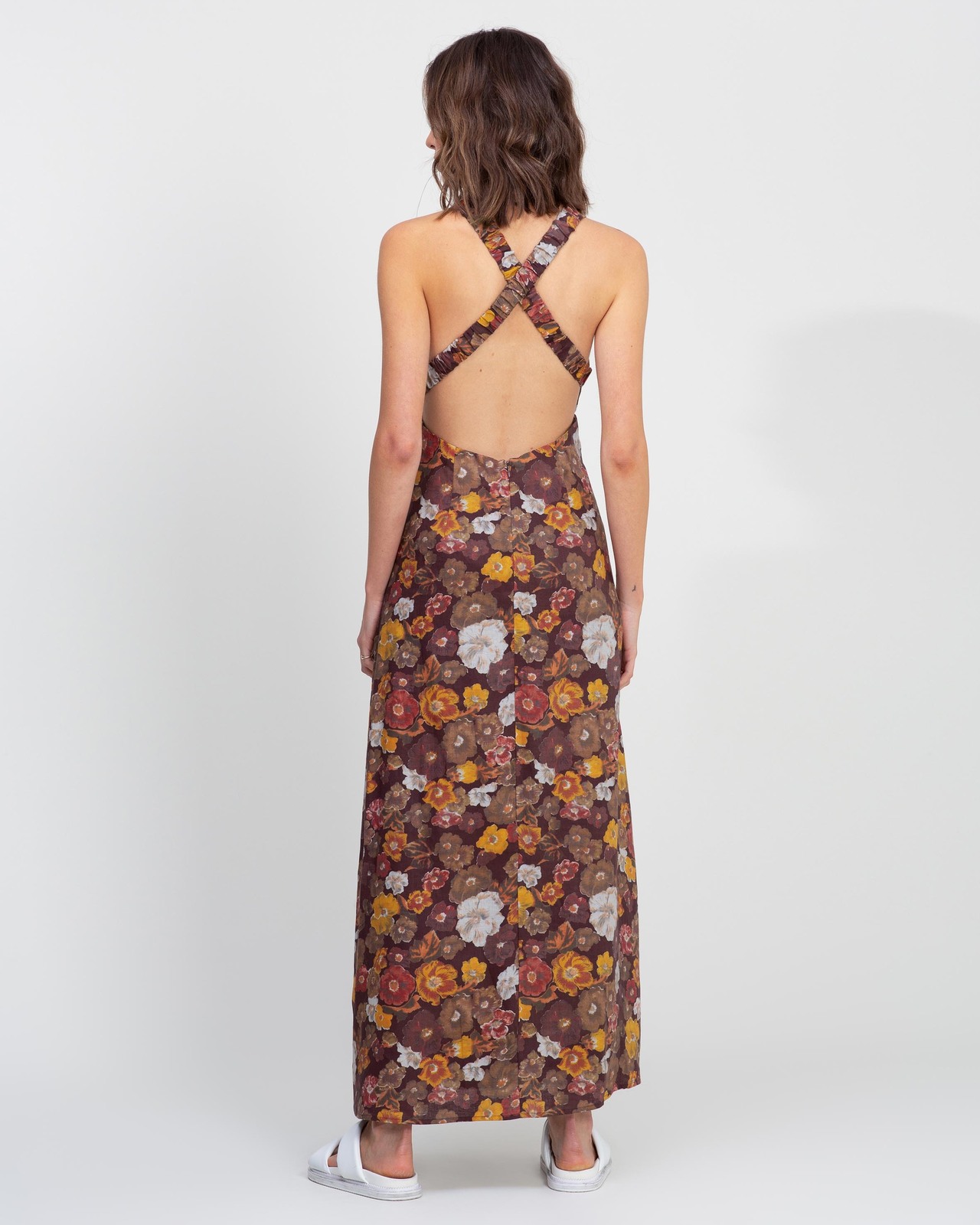 Cross Back Maxi Dress