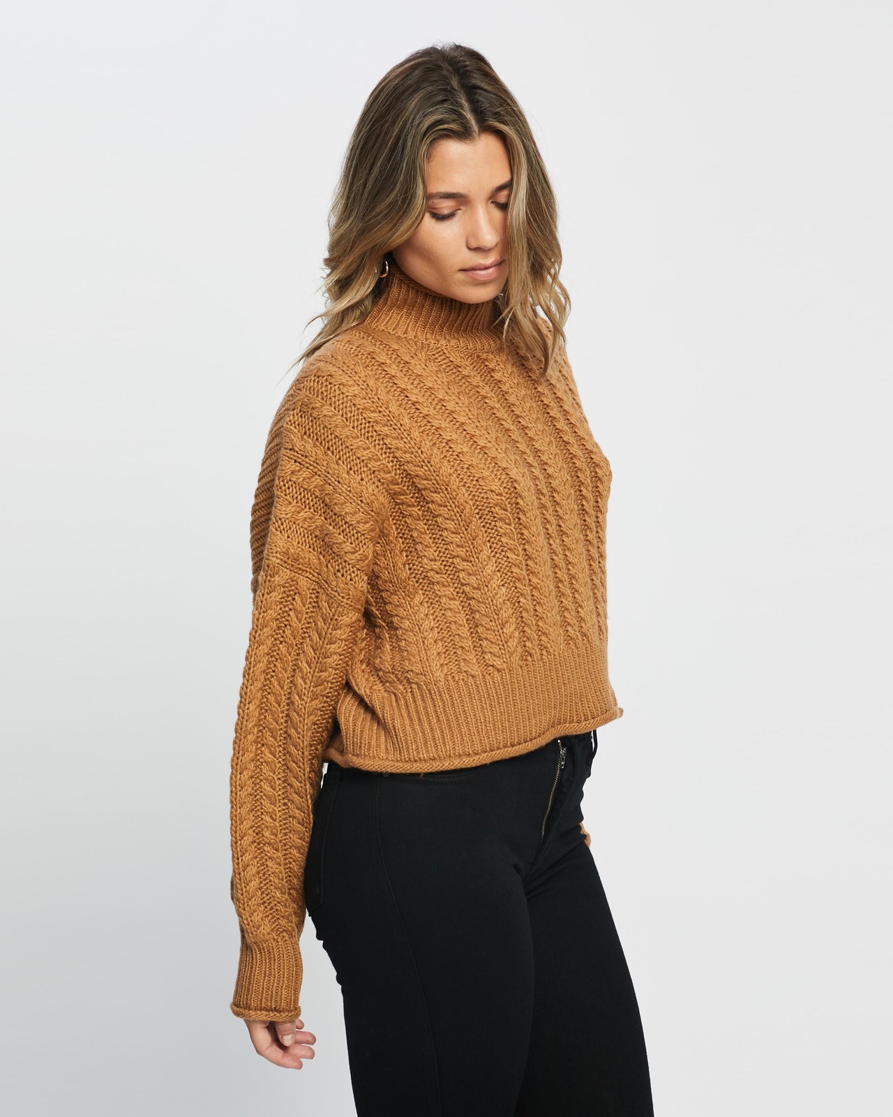 Holly Cable Wool Blend Jumper