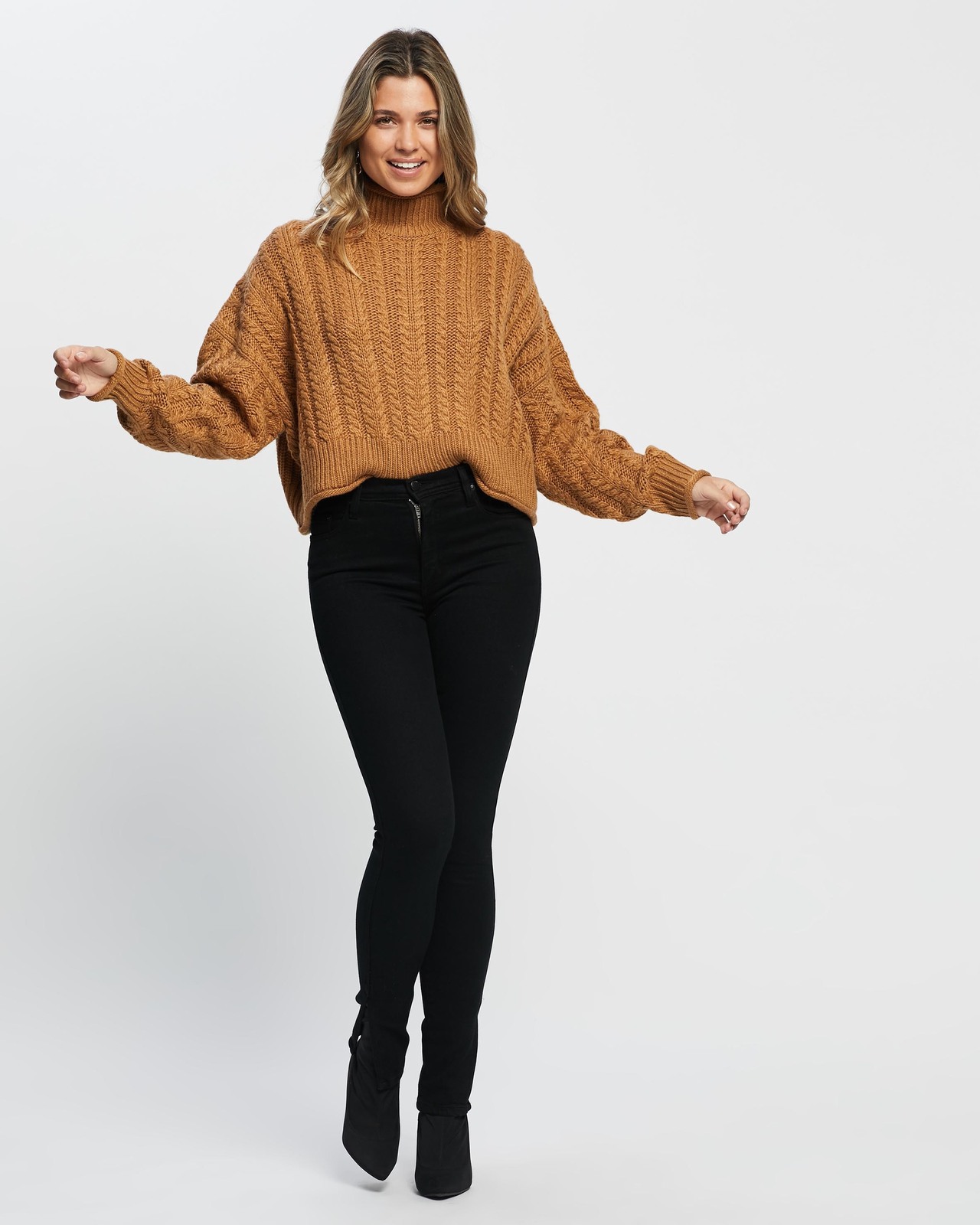 Holly Cable Wool Blend Jumper