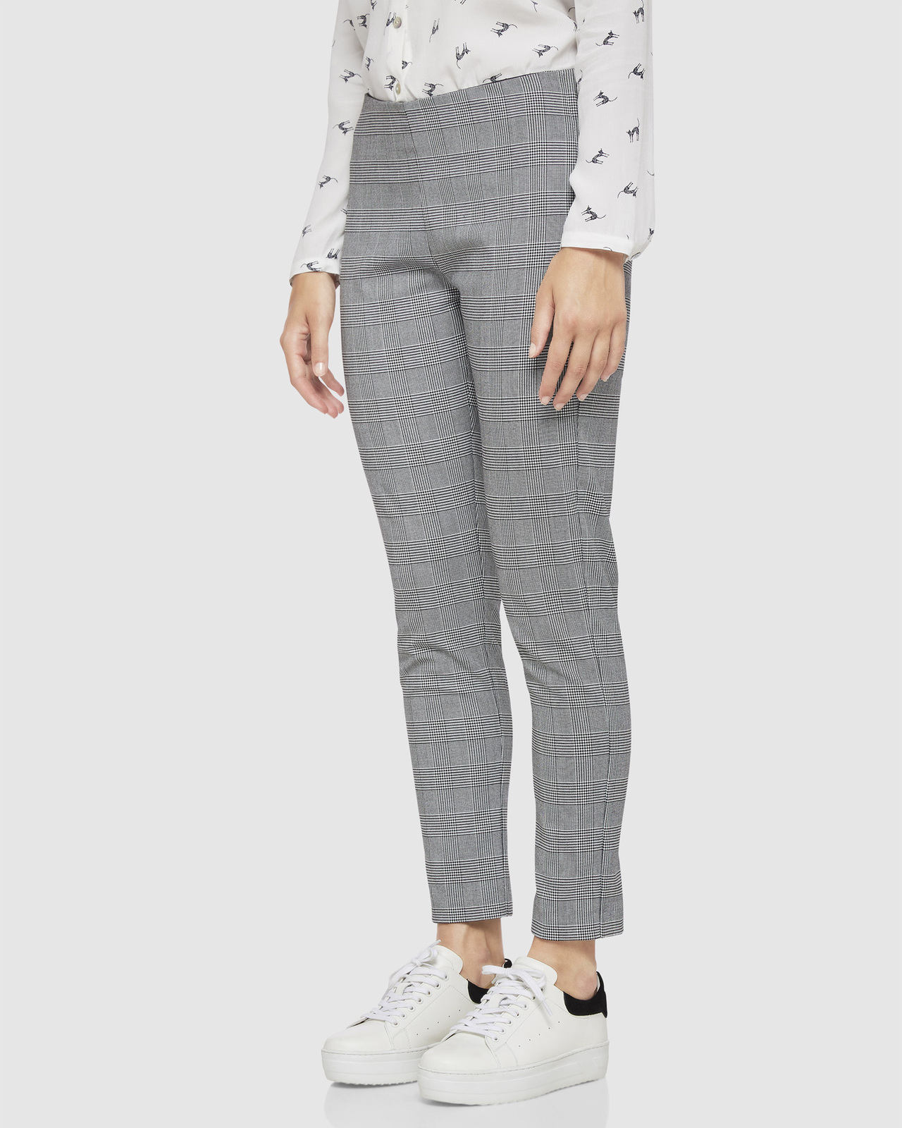 Jackie Check Pants