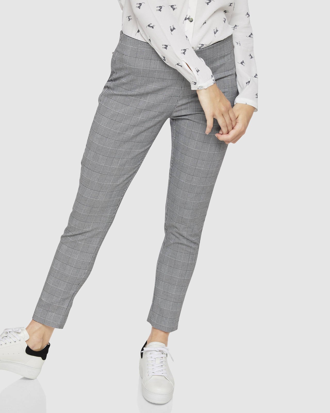 Jackie Check Pants