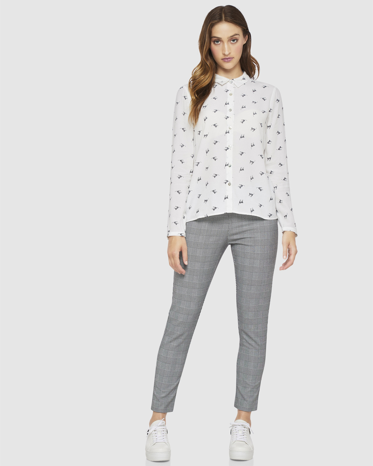 Jackie Check Pants