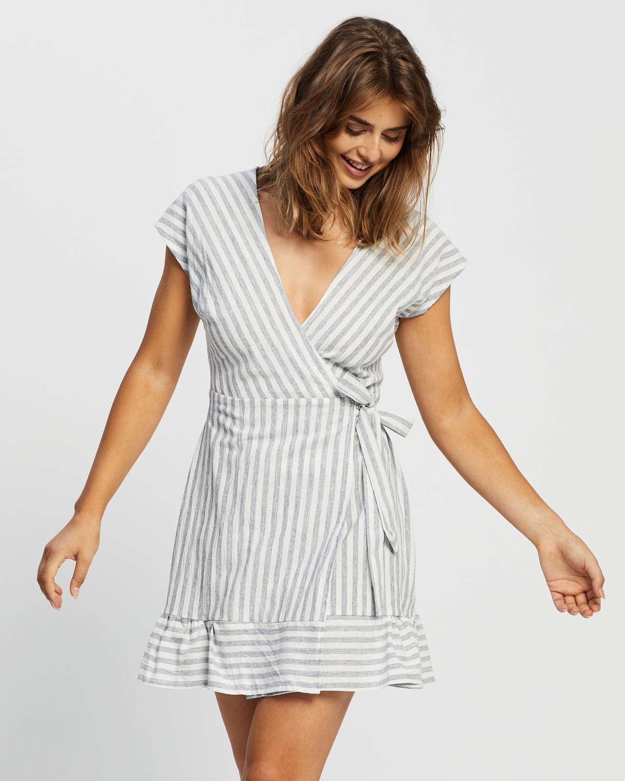 Benedetta Linen Blend Mini Dress